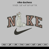 nike duchees Embroidery