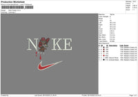 Nike Freddy 2610 Embroidery File 6 sizes