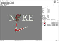 Nike Freddy 2610 Embroidery File 6 sizes