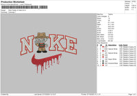 Nike Freddy V2 Emboidery File 6 sizes