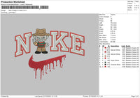 Nike Freddy V2 Emboidery File 6 sizes