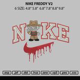 Nike Freddy V2 Emboidery File 6 sizes