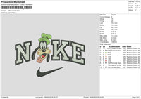 Nike Goofy 23 Embroiery File 6 sizes