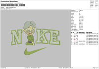 Nike Grandma 03 Embroidery File 6 sizes