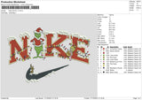 Nike Grinch V07 Embroidery File 6 sizes