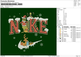 Nike Grinch V8 Embroidery File 6 sizes