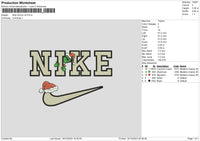 Nike Grinch V9 Embroidery File 6 sizes