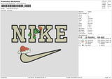 Nike Grinch V9 Embroidery File 6 sizes