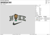 Nike Groot 02 Embroidery File 6 sizes