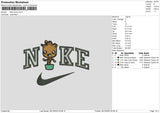 Nike Groot 02 Embroidery File 6 sizes