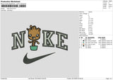 Nike Groot 02 Embroidery File 6 sizes