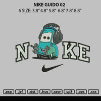 Nike Guido 02 Embroiery File 6 sizes