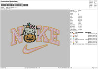 Nike Hk Pumpkin Embroidery File 6 sizes