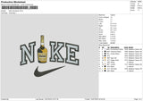 Nike Hennessy Embroidery File 6 sizes