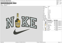 Nike Hennessy Embroidery File 6 sizes