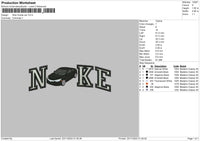 Nike Car 2311 Embroidery File 6 sizes