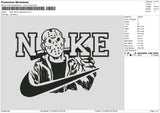 Nike Jason 2710 Embroidery File 6 sizes