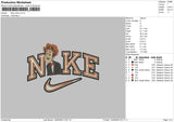 Nike Johny Embroidery File 6 sizes