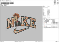 Nike Johny Embroidery File 6 sizes