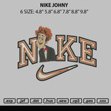 Nike Johny Embroidery File 6 sizes