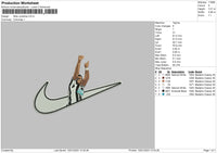 Nike Juve Embroidery File 6 sizes