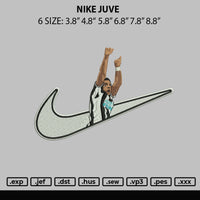 Nike Juve Embroidery File 6 sizes