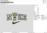 Nike Lyla F Embroidery File 6 sizes