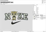 Nike Lyla F Embroidery File 6 sizes