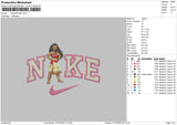 Nike Moana02 Embroidery File 6 sizes