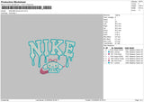 Nike Melt Rabbit Embroidery File 6 sizes