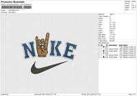 Nike Metal Embrodiery