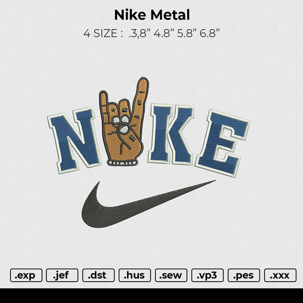 Nike Metal Embrodiery