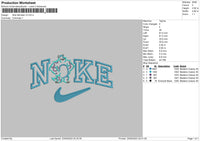 Nike Monster V3 Embroidery File 6 sizes