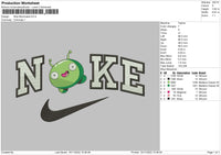 Nike Mooncake Embroidery File 6 sizes