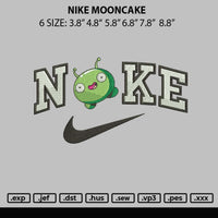 Nike Mooncake Embroidery File 6 sizes