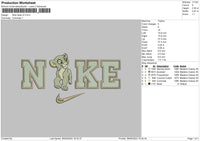 Nike Nala 2 Embroidery File 6 sizes