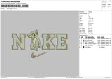 Nike Nala 2 Embroidery File 6 sizes