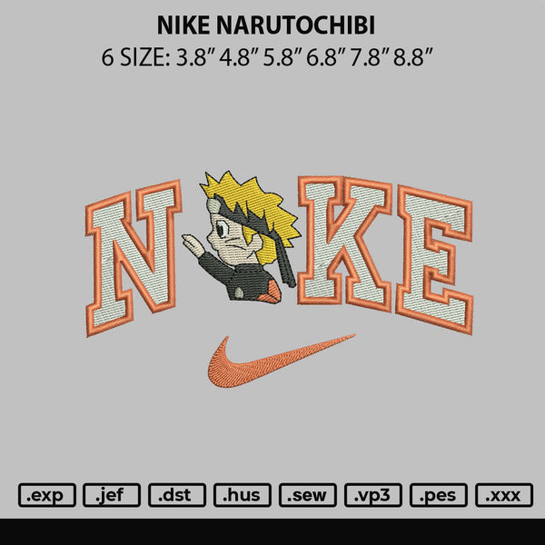 Nike Narutochibi Embroidery File 6 sizes