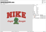 Nike Oogie Embroidery File 6 sizes