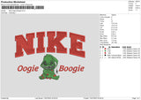 Nike Oogie Embroidery File 6 sizes