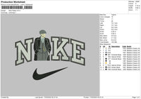 Nike Peaky Embroidery File 6 sizes