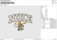 nike pooh v4 Embroidery