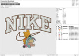 nike pooh v4 Embroidery