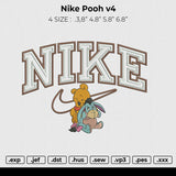 nike pooh v4 Embroidery