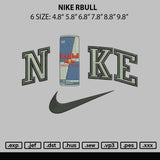 Nike Rbull Embroidery File 6 sizes