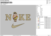 Nike Russel EMbroidery File 6 sizes