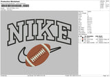 Nike Softball Embroidery File 6 sizes