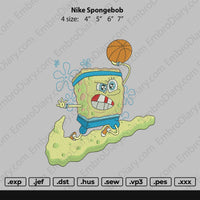 Nike Spongebob Embroidery