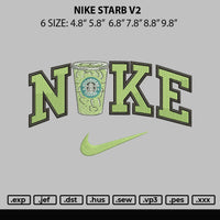 Nike Starb V2 Embroidery File 6 sizes