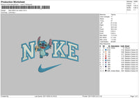 Nike Ice Stitch Embroidery File 6 sizes